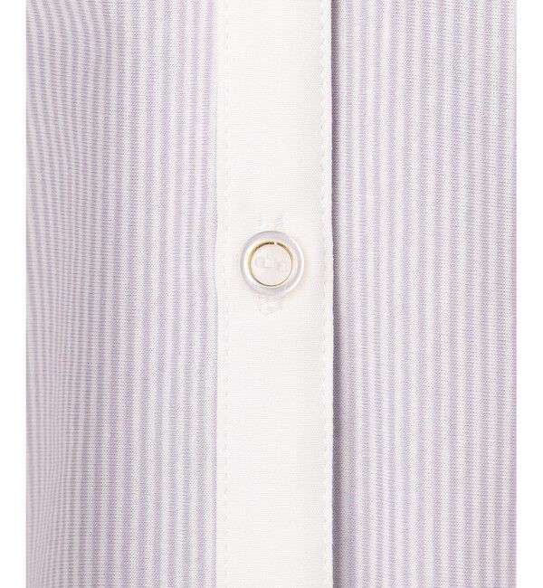 ANY SIS「【洗える】シルケットストライプスキッパー カットソー」|Tシャツ・カットソー|