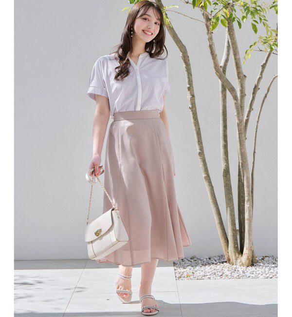 ANY SIS「【洗える】シルケットストライプスキッパー カットソー」|Tシャツ・カットソー|