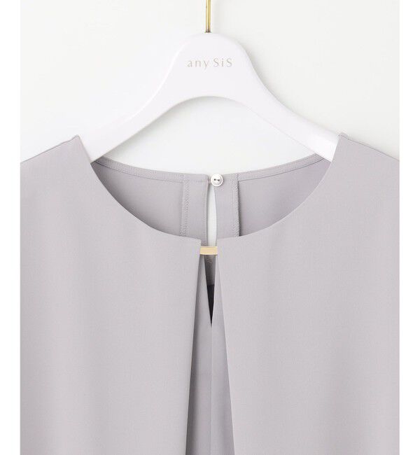 ANY SIS「【接触冷感・UVカット・吸水速乾】サラキレイ ブラウス」|シャツ・ブラウス|