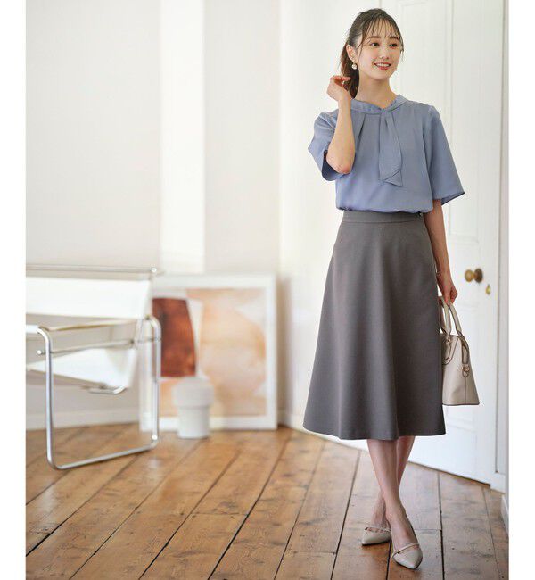 any SiS「【セットアップ対応】ビューティーツイルストレッチ フレアスカート」|スカート|