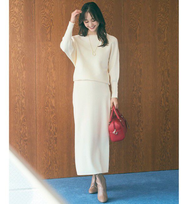 ANY SIS「【洗える・セットアップ可】アンチピリング総針ニット スカート」|スカート|