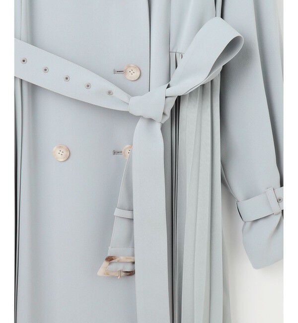 any SiS「【UVカット・花粉ガード】プリーツデザイントレンチ コート」|トレンチコート|