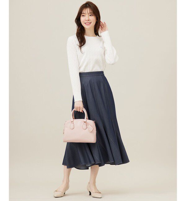 ANY SIS「【洗える】デニムライクエスカルゴ スカート」|スカート|