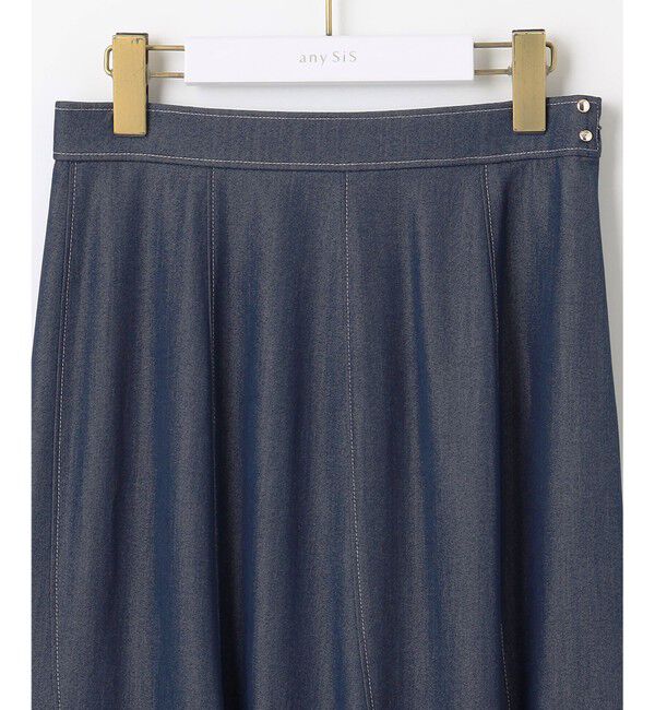 ANY SIS「【洗える】デニムライクエスカルゴ スカート」|スカート|