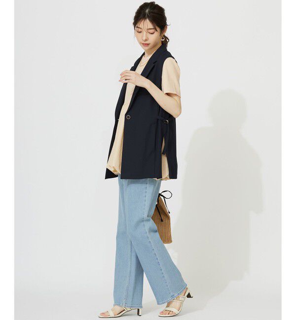 ANY SIS「【UVカット・接触冷感・吸水速乾】スマートビューティストレッチ  ジレ」|その他|