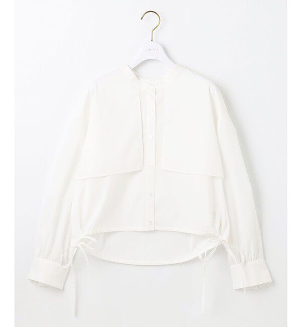 ANY SIS「【UVカット・接触冷感・速乾】クロップトヨークハオリ シャツ」|シャツ・ブラウス|