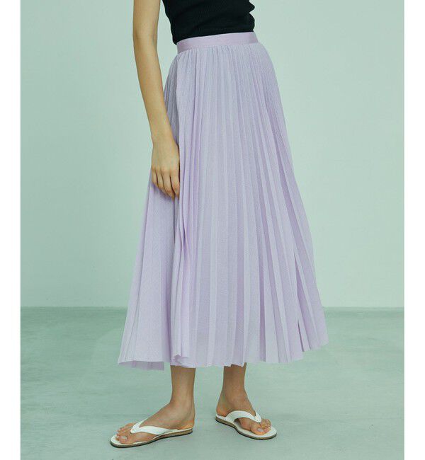 BEIGE,「THISTLE / プリーツスカート」|スカート|Rose