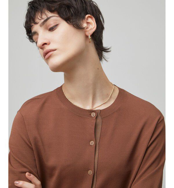 BEIGE,「【洗える】VALOIS / 半袖カーディガン」|カーディガン|