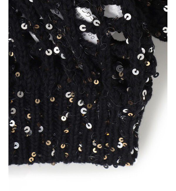 BEIGE,「【洗える】BARQUIER / スパンコールニット」|ニット・セーター|