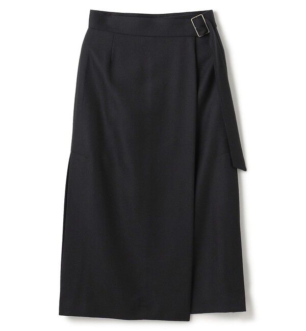 BEIGE,「TERNES / ウールナローラップスカート」|スカート|