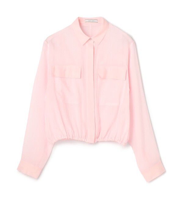 BEIGE,「【洗える・Precious 6月号掲載】PAULINE / ビックポケットドロストリネンブラウス」|シャツ・ブラウス|