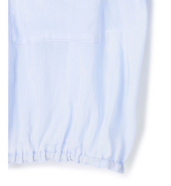 BEIGE,「【洗える・Precious 6月号掲載】PAULINE / ビックポケットドロストリネンブラウス」|シャツ・ブラウス|