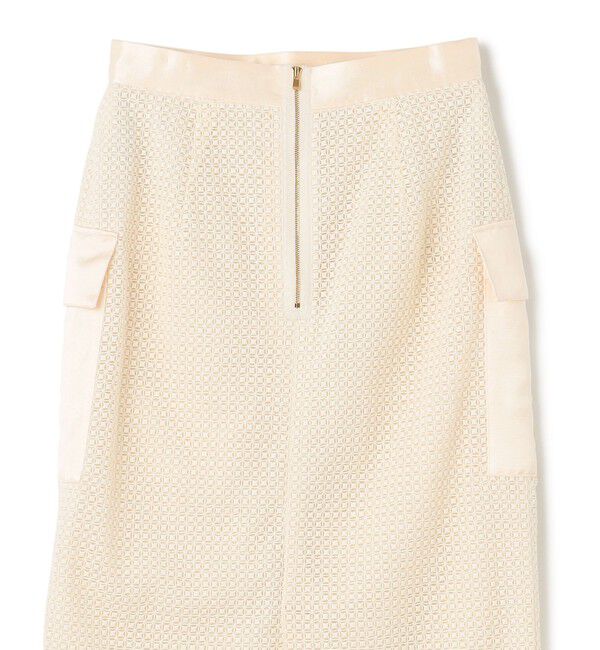 BEIGE,「NIGELLA / 異素材MIXコットンレースビックポケットスカート」|スカート|