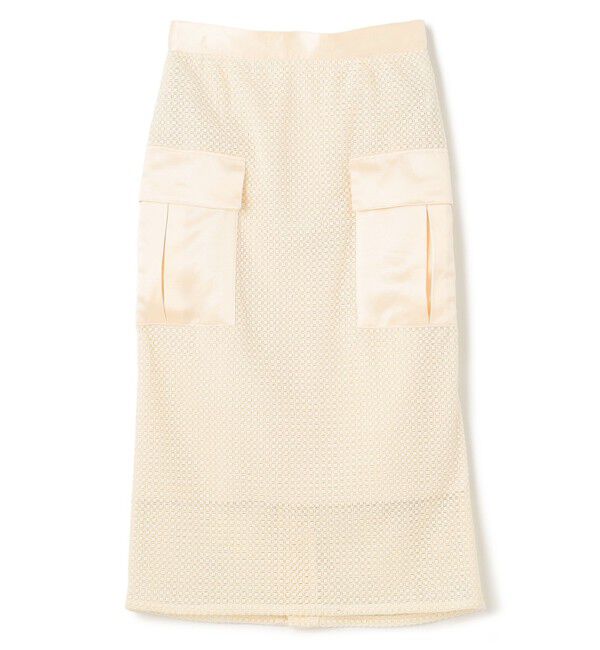 BEIGE,「NIGELLA / 異素材MIXコットンレースビックポケットスカート」|スカート|