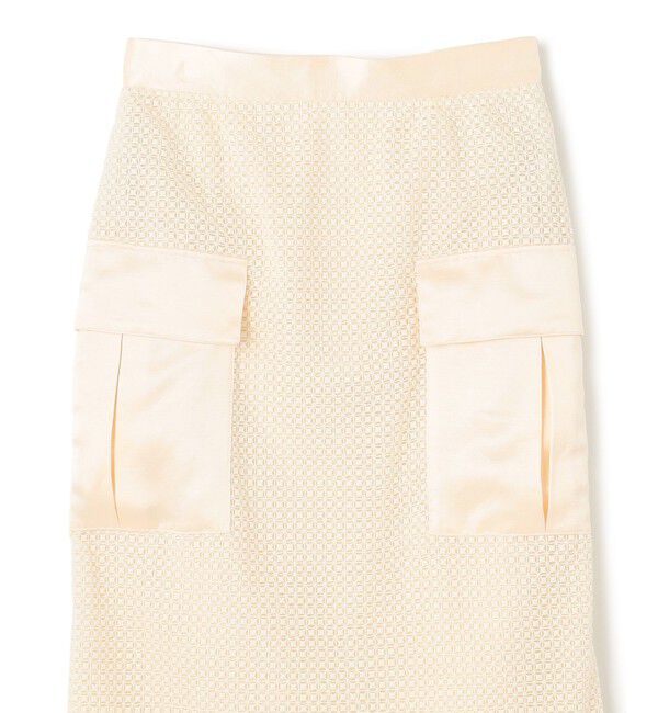 BEIGE,「NIGELLA / 異素材MIXコットンレースビックポケットスカート」|スカート|