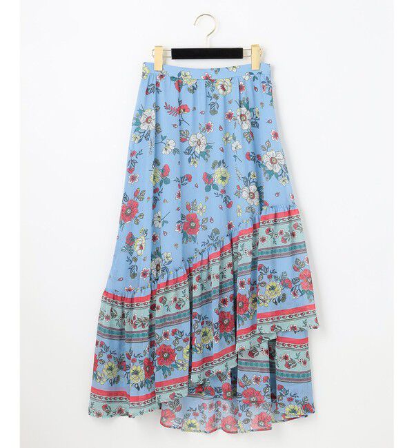 GRACE CONTINENTAL「サラサプリントイレヘムスカート」|スカート|