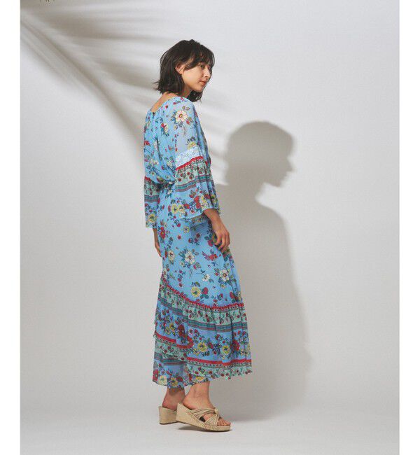 GRACE CONTINENTAL「サラサプリントイレヘムスカート」|スカート|