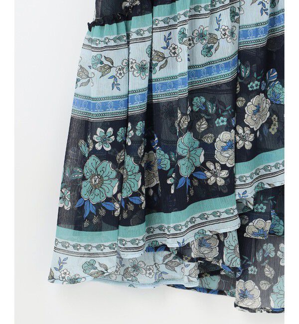 GRACE CONTINENTAL「サラサプリントイレヘムスカート」|スカート|