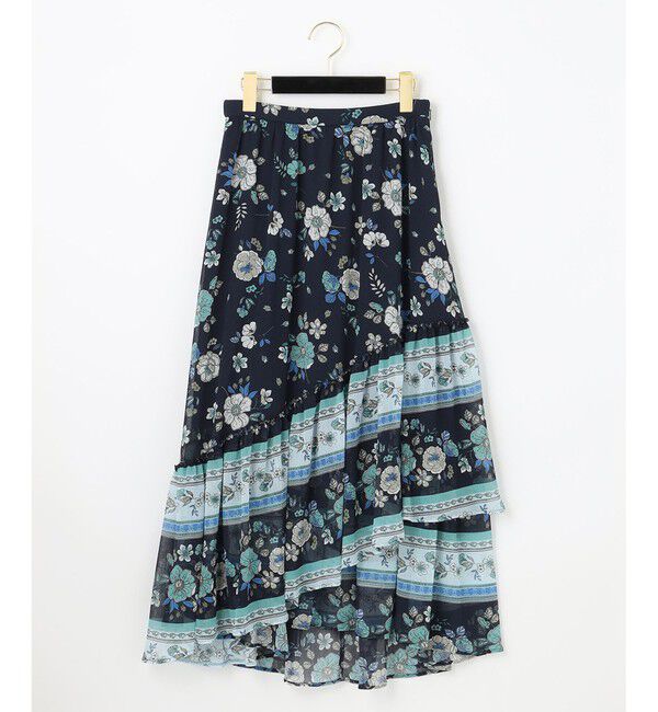 GRACE CONTINENTAL「サラサプリントイレヘムスカート」|スカート|