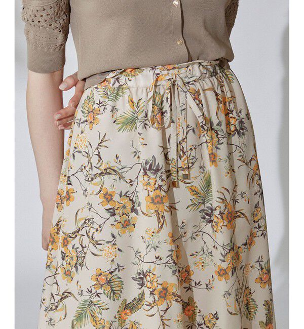  「サマーフラワープリントスカート」|スカート|