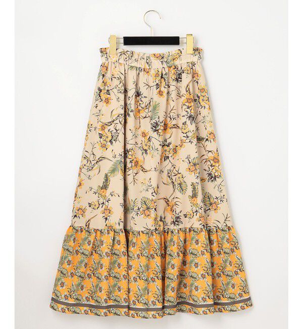  「サマーフラワープリントスカート」|スカート|