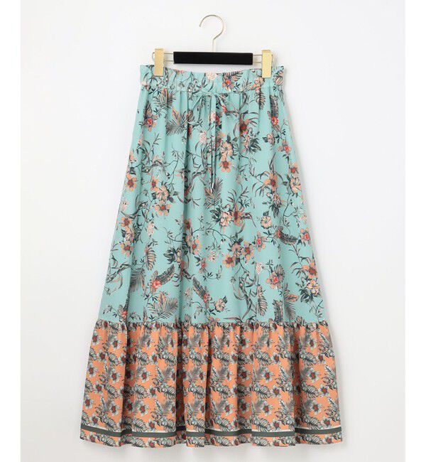  「サマーフラワープリントスカート」|スカート|