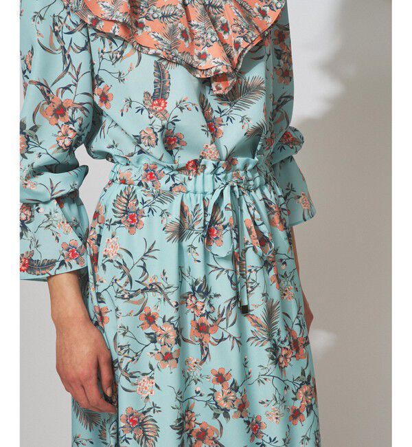  「サマーフラワープリントスカート」|スカート|