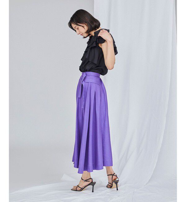 Diagram「ラップリネンミックススカート」|スカート|