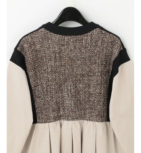  「ツイードジャージトップ」|Tシャツ・カットソー|