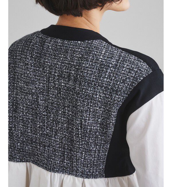  「ツイードジャージトップ」|Tシャツ・カットソー|