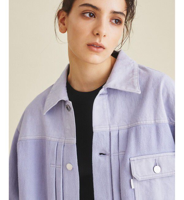  「ルーズモクデニムジャケット」|デニムジャケット|