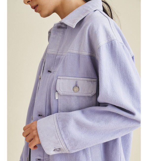  「ルーズモクデニムジャケット」|デニムジャケット|