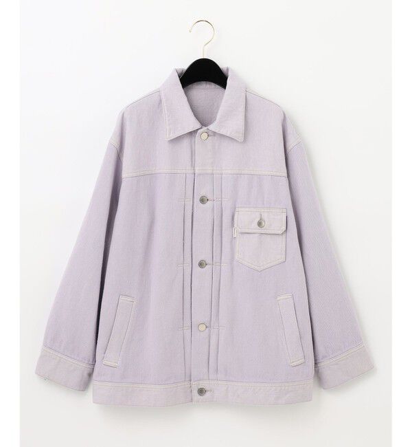  「ルーズモクデニムジャケット」|デニムジャケット|