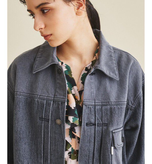  「ルーズモクデニムジャケット」|デニムジャケット|