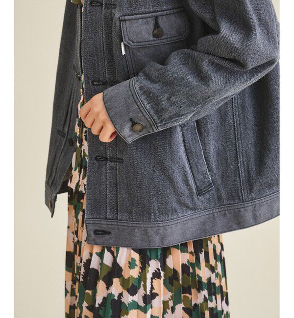  「ルーズモクデニムジャケット」|デニムジャケット|