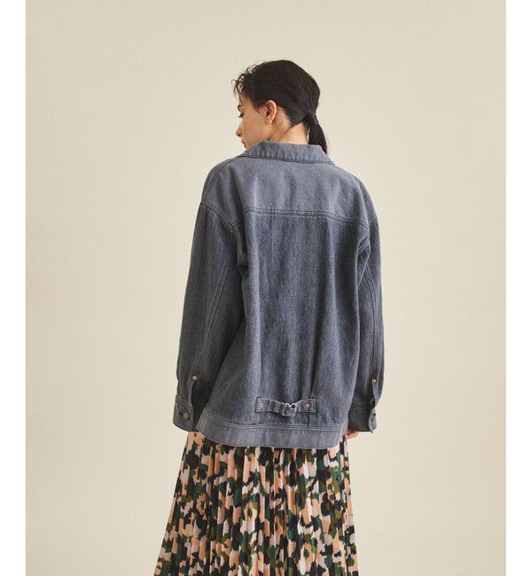  「ルーズモクデニムジャケット」|デニムジャケット|