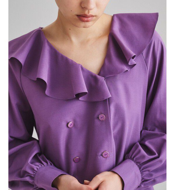  「フリルダブルブラウス」|シャツ・ブラウス|