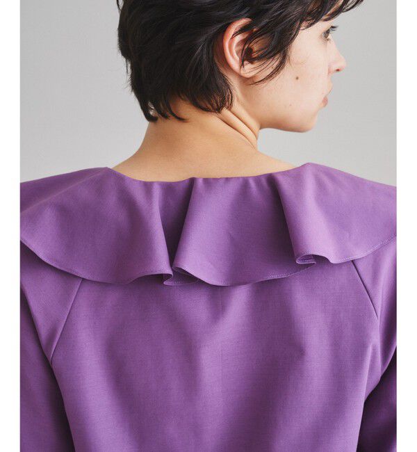  「フリルダブルブラウス」|シャツ・ブラウス|