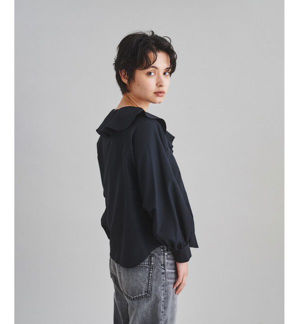  「フリルダブルブラウス」|シャツ・ブラウス|