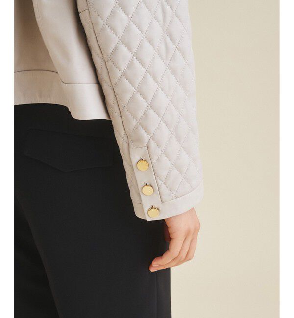  「ツイードポケットレザージャケット」|ライダースジャケット|