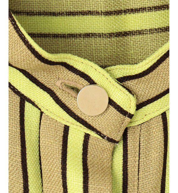  「リネンタッチストライプワンピース」|ワンピース|