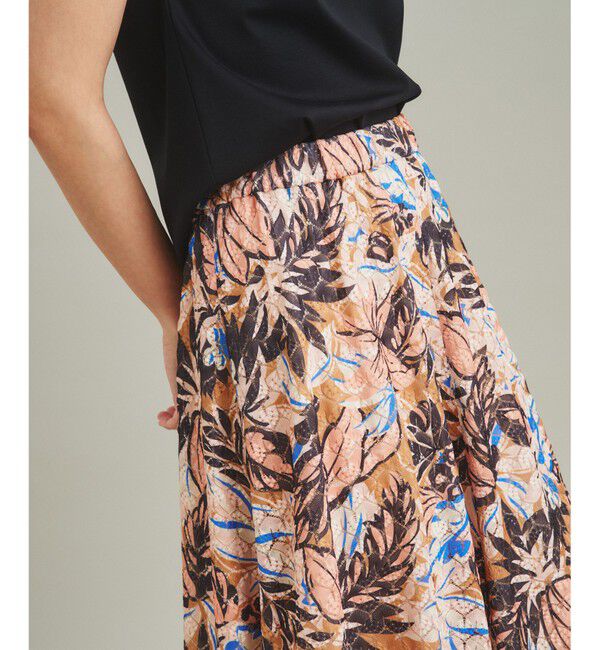 GRACE CONTINENTAL「リゾートプリントカットスカート」|スカート|