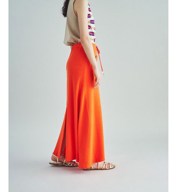  「ソフトパイルロングスカート」|スカート|