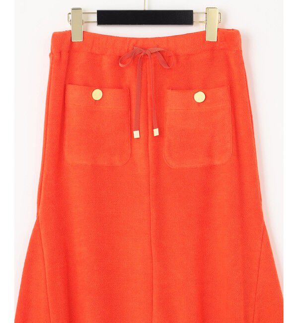  「ソフトパイルロングスカート」|スカート|