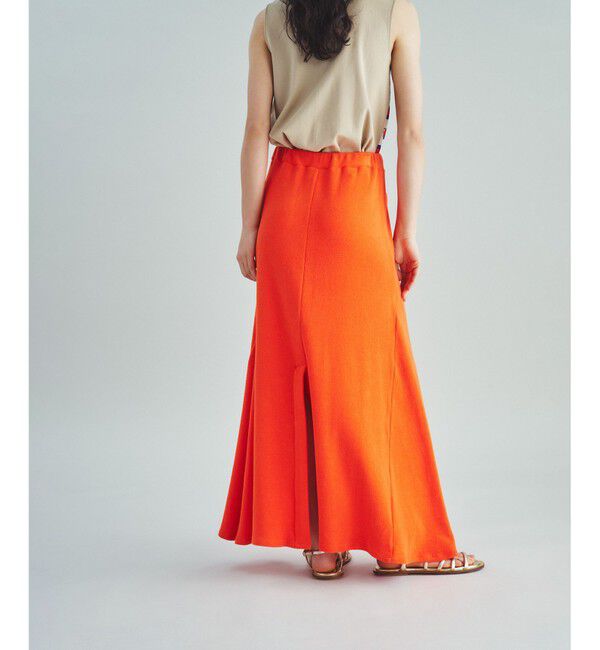  「ソフトパイルロングスカート」|スカート|