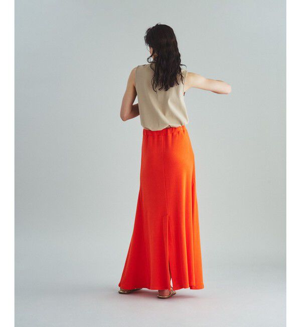  「ソフトパイルロングスカート」|スカート|