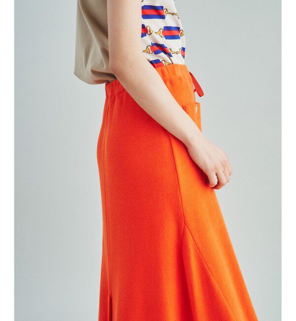  「ソフトパイルロングスカート」|スカート|