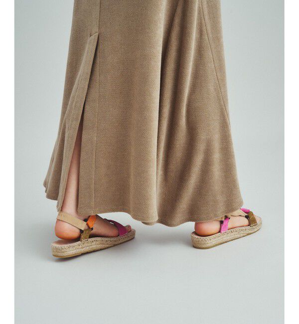  「ソフトパイルロングスカート」|スカート|