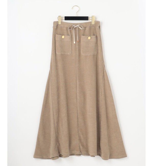 「ソフトパイルロングスカート」|スカート|