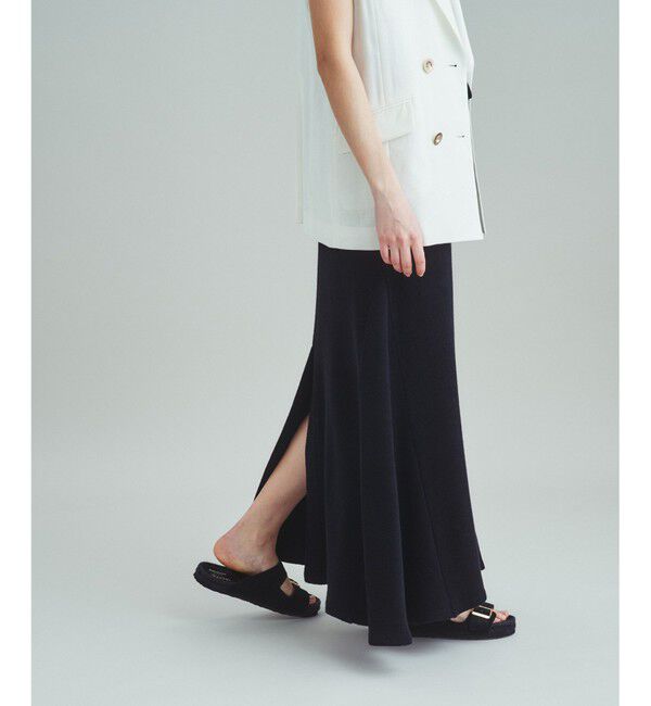  「ソフトパイルロングスカート」|スカート|